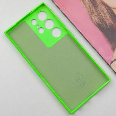 Чохол Silicone Cover Lakshmi Full Camera (A) для Samsung Galaxy S24 Ultra Салатовий / Neon Green