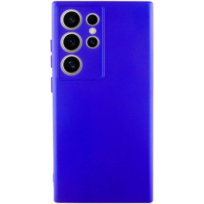 Чохол Silicone Cover Lakshmi Full Camera (A) для Samsung Galaxy S24 Ultra Синій / Iris