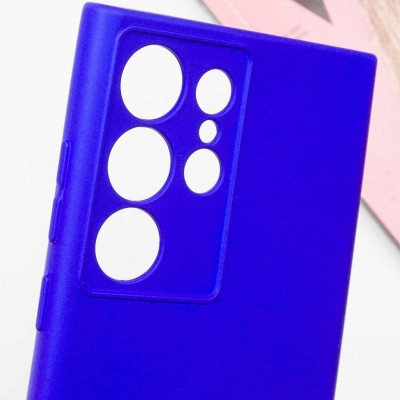 Чохол Silicone Cover Lakshmi Full Camera (A) для Samsung Galaxy S24 Ultra Синій / Iris
