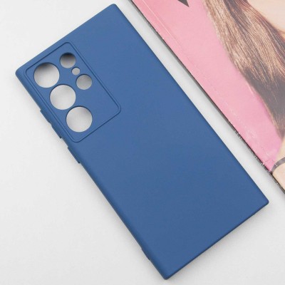 Чохол Silicone Cover Lakshmi Full Camera (A) для Samsung Galaxy S24 Ultra Синій / Navy Blue Чохол Silicone Cover Lakshmi Full Camera (A) для Samsung Galaxy S24 Ultra Синій / Navy Blue