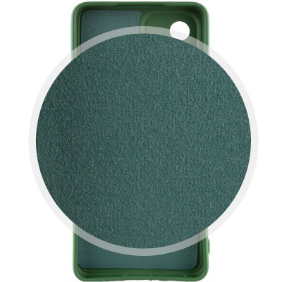 Чохол Silicone Cover Lakshmi Full Camera (A) для Samsung Galaxy S24 Зелений / Dark green