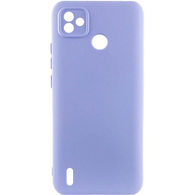 Чохол Silicone Cover Lakshmi Full Camera (A) для TECNO POP 5 Бузковий / Dasheen