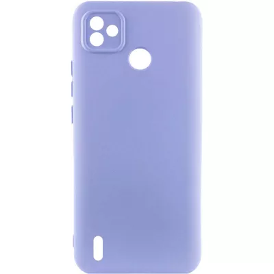 Чохол Silicone Cover Lakshmi Full Camera (A) для TECNO POP 5 Бузковий / Dasheen