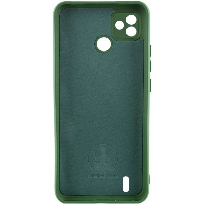 Чохол Silicone Cover Lakshmi Full Camera (A) для TECNO POP 5 Зелений / Dark green