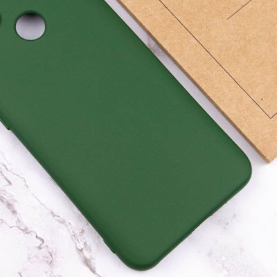 Чохол Silicone Cover Lakshmi Full Camera (A) для TECNO POP 5 Зелений / Dark green