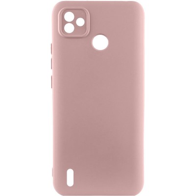 Чохол Silicone Cover Lakshmi Full Camera (A) для TECNO POP 5 Рожевий / Pink Sand