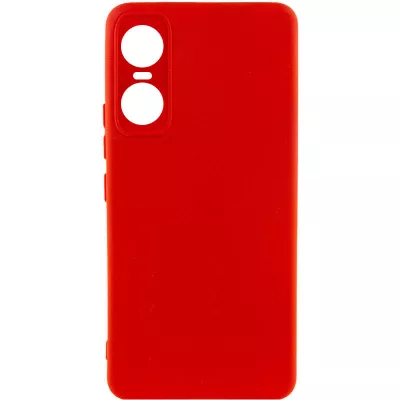 Чохол Silicone Cover Lakshmi Full Camera (A) для Tecno Pop 6 Pro Червоний / Red