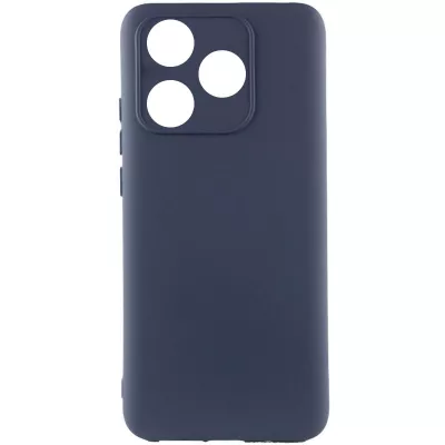 Чохол Silicone Cover Lakshmi Full Camera (A) для TECNO Spark 10 Синій / Midnight Blue