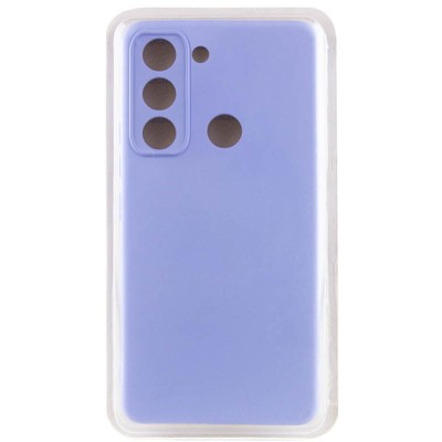 Чохол Silicone Cover Lakshmi Full Camera (A) для TECNO Spark 8C Бузковий / Dasheen