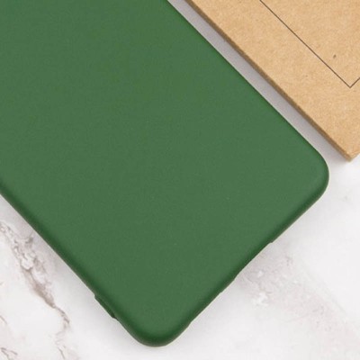 Чохол Silicone Cover Lakshmi Full Camera (A) для TECNO Spark 8C Зелений / Dark green