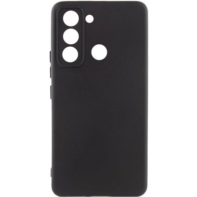 Чохол Silicone Cover Lakshmi Full Camera (A) для TECNO Spark 8C Чорний / Black