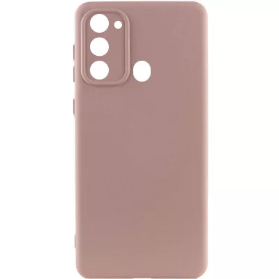 Чохол Silicone Cover Lakshmi Full Camera (A) для Tecno Spark Go 2022 (KG5m) Рожевий / Pink Sand