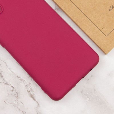 Чохол Silicone Cover Lakshmi Full Camera (A) для Xiaomi 12T / 12T Pro Бордовий / Marsala