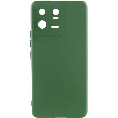 Чохол Silicone Cover Lakshmi Full Camera (A) для Xiaomi 13 Pro Зелений / Dark green Чохол Silicone Cover Lakshmi Full Camera (A) для Xiaomi 13 Pro Зелений / Dark green