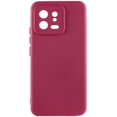 Чохол Silicone Cover Lakshmi Full Camera (A) для Xiaomi 13 Бордовий / Marsala Чохол Silicone Cover Lakshmi Full Camera (A) для Xiaomi 13 Бордовий / Marsala