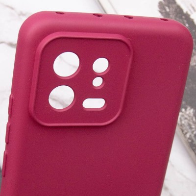 Чохол Silicone Cover Lakshmi Full Camera (A) для Xiaomi 13 Бордовий / Marsala Чохол Silicone Cover Lakshmi Full Camera (A) для Xiaomi 13 Бордовий / Marsala