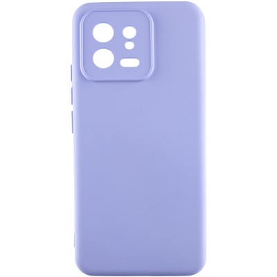 Чохол Silicone Cover Lakshmi Full Camera (A) для Xiaomi 13 Бузковий / Dasheen