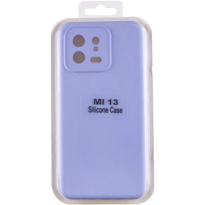 Чохол Silicone Cover Lakshmi Full Camera (A) для Xiaomi 13 Бузковий / Dasheen