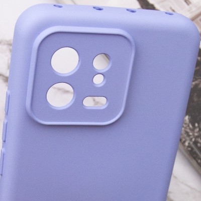 Чохол Silicone Cover Lakshmi Full Camera (A) для Xiaomi 13 Бузковий / Dasheen