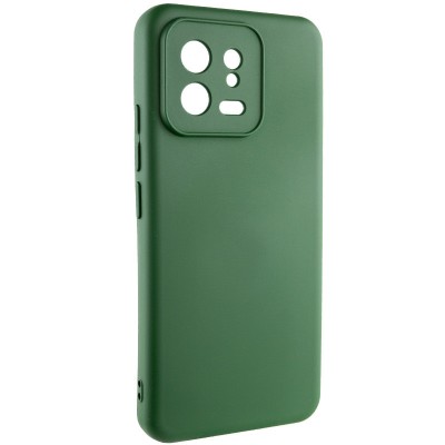Чохол Silicone Cover Lakshmi Full Camera (A) для Xiaomi 13 Зелений / Dark green