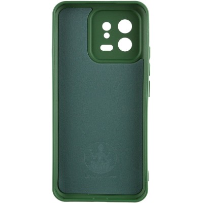 Чохол Silicone Cover Lakshmi Full Camera (A) для Xiaomi 13 Зелений / Dark green