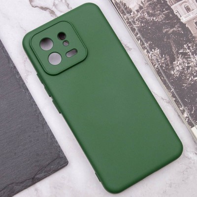 Чохол Silicone Cover Lakshmi Full Camera (A) для Xiaomi 13 Зелений / Dark green