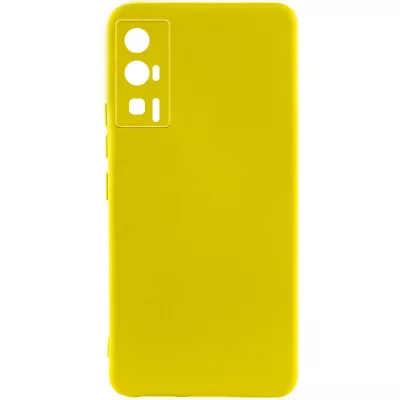 Чохол Silicone Cover Lakshmi Full Camera (A) для Xiaomi Poco F5 Pro Жовтий / Flash