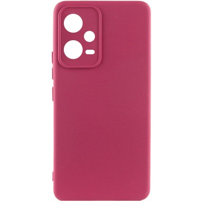 Чохол Silicone Cover Lakshmi Full Camera (A) для Xiaomi Poco X5 5G / Redmi Note 12 5G Бордовий / Marsala Чохол Silicone Cover Lakshmi Full Camera (A) для Xiaomi Poco X5 5G / Redmi Note 12 5G Бордовий / Marsala