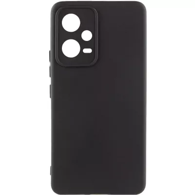 Чохол Silicone Cover Lakshmi Full Camera (A) для Xiaomi Poco X5 5G / Redmi Note 12 5G Чорний / Black