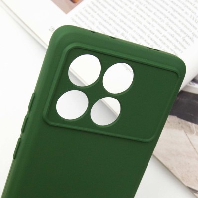 Чохол Silicone Cover Lakshmi Full Camera (A) для Xiaomi Poco X6 / Note 13 Pro 5G Зелений / Dark green Чохол Silicone Cover Lakshmi Full Camera (A) для Xiaomi Poco X6 / Note 13 Pro 5G Зелений / Dark green