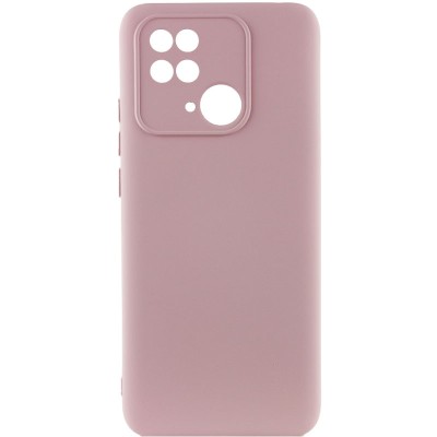 Чохол Silicone Cover Lakshmi Full Camera (A) для Xiaomi Redmi 10C Рожевий / Pink Sand