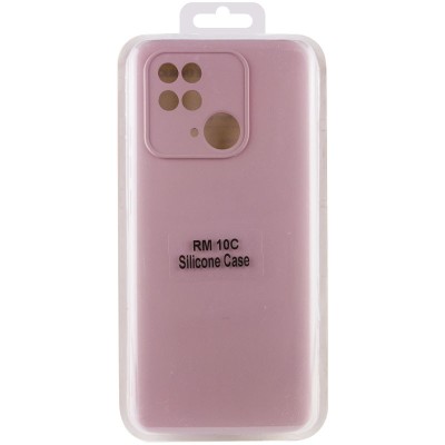 Чохол Silicone Cover Lakshmi Full Camera (A) для Xiaomi Redmi 10C Рожевий / Pink Sand