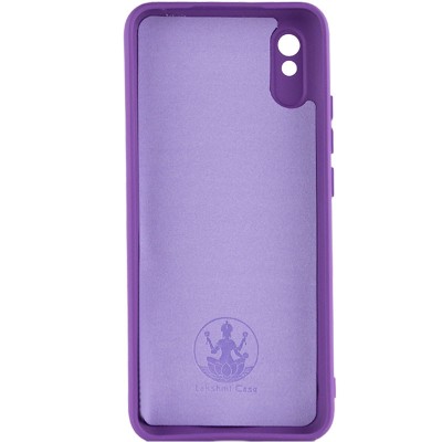 Чохол Silicone Cover Lakshmi Full Camera (A) для Xiaomi Redmi 9A Фіолетовий / Purple