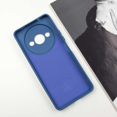 Чохол Silicone Cover Lakshmi Full Camera (A) для Xiaomi Redmi A3 Синій / Navy Blue