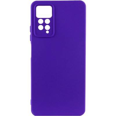 Чохол Silicone Cover Lakshmi Full Camera (A) для Xiaomi Redmi Note 11 Pro 4G/5G / 12 Pro 4G Синій / Iris