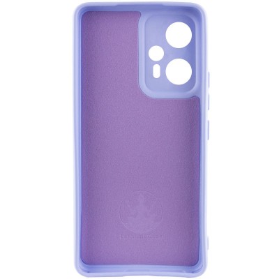 Чохол Silicone Cover Lakshmi Full Camera (A) для Xiaomi Redmi Note 12T Pro Бузковий / Dasheen