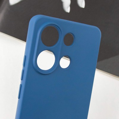 Чохол Silicone Cover Lakshmi Full Camera (A) для Xiaomi Redmi Note 13 4G Синій / Navy Blue