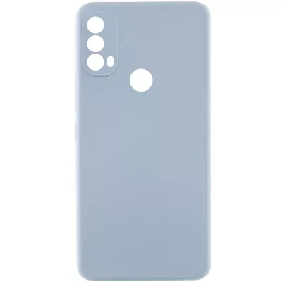 Чохол Silicone Cover Lakshmi Full Camera (AAA) для Motorola Moto E40 Блакитний / Sweet Blue