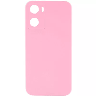 Чохол Silicone Cover Lakshmi Full Camera (AAA) для Oppo A57s / A77s Рожевий / Light pink