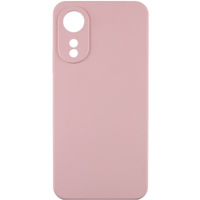 Чохол Silicone Cover Lakshmi Full Camera (AAA) для Oppo A78 4G Рожевий / Pink Sand