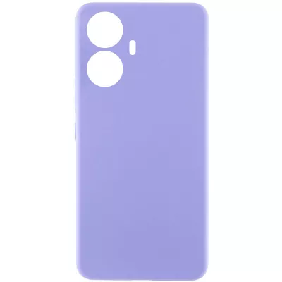 Чохол Silicone Cover Lakshmi Full Camera (AAA) для Realme 10 Pro+ Бузковий / Dasheen