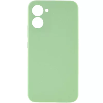 Чохол Silicone Cover Lakshmi Full Camera (AAA) для Realme C33 М'ятний / Mint
