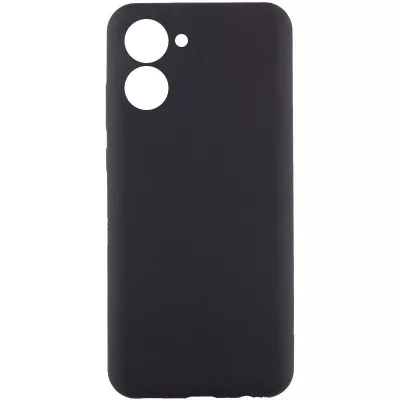 Чохол Silicone Cover Lakshmi Full Camera (AAA) для Realme C33 Чорний / Black