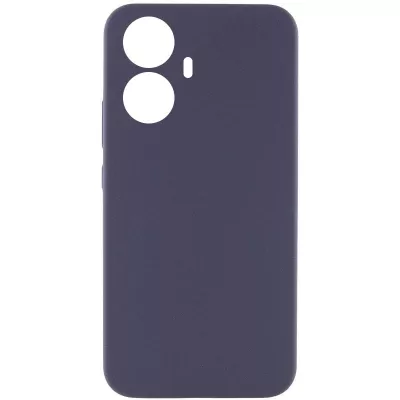 Чохол Silicone Cover Lakshmi Full Camera (AAA) для Realme C55 Сірий / Dark Gray