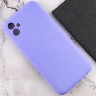 Чохол Silicone Cover Lakshmi Full Camera (AAA) для Samsung Galaxy A04e Бузковий / Dasheen Чохол Silicone Cover Lakshmi Full Camera (AAA) для Samsung Galaxy A04e Бузковий / Dasheen