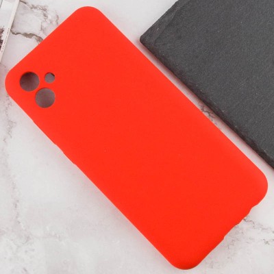Чохол Silicone Cover Lakshmi Full Camera (AAA) для Samsung Galaxy A04e Червоний / Red