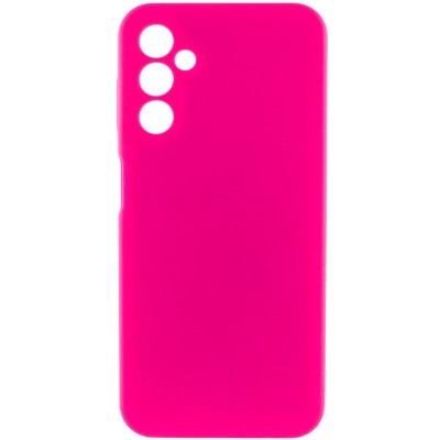 Чохол Silicone Cover Lakshmi Full Camera (AAA) для Samsung Galaxy A24 4G Рожевий / Barbie pink
