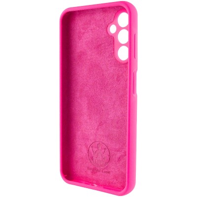 Чохол Silicone Cover Lakshmi Full Camera (AAA) для Samsung Galaxy A24 4G Рожевий / Barbie pink