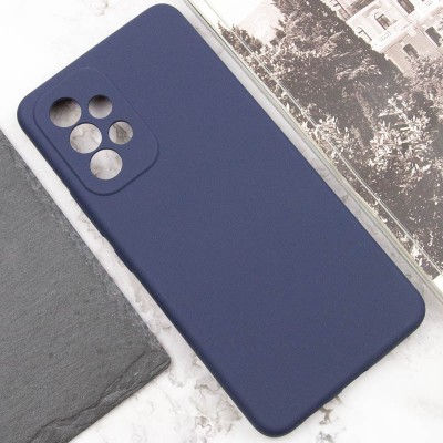 Чохол Silicone Cover Lakshmi Full Camera (AAA) для Samsung Galaxy A33 5G Темно-синій / Midnight blue