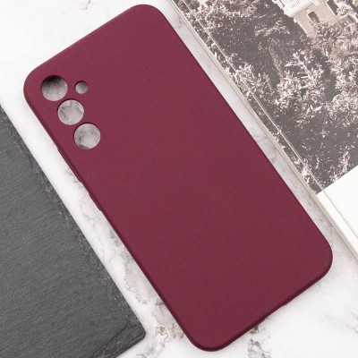 Чохол Silicone Cover Lakshmi Full Camera (AAA) для Samsung Galaxy A34 5G Бордовий / Plum